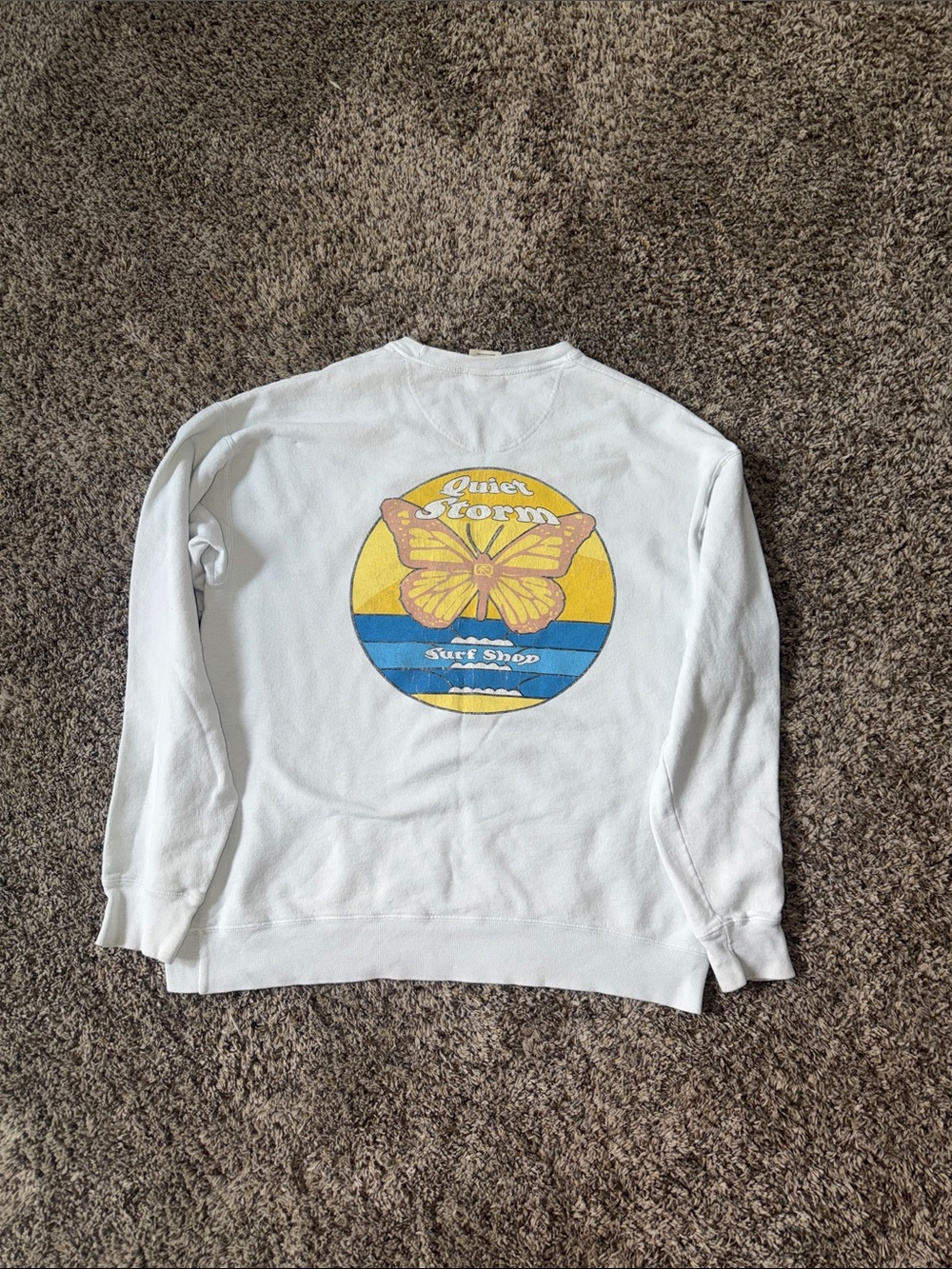 Quiet Storm Butterfly Logo Crewneck